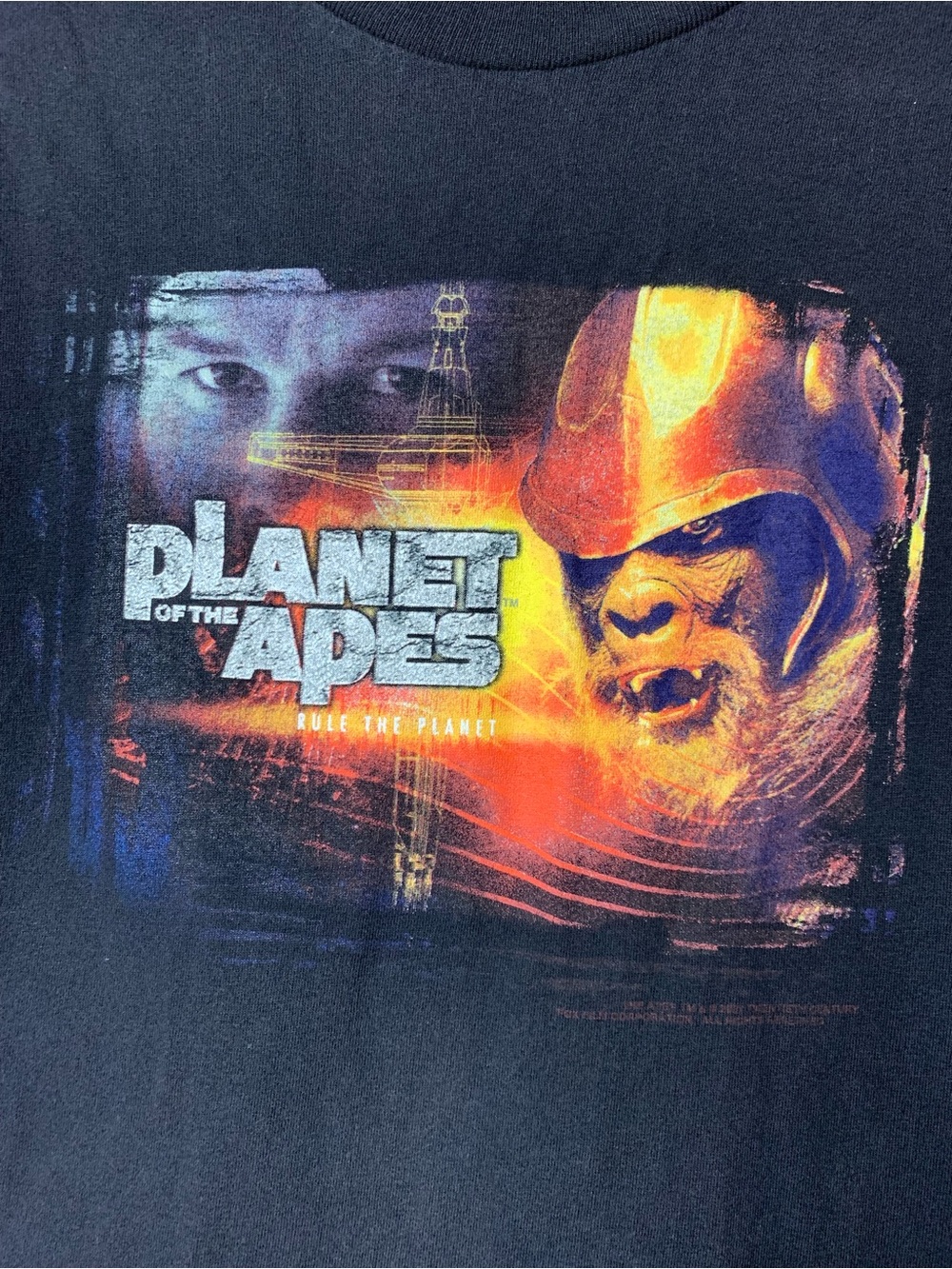 Rare Vintage 2001 Planet Of The Apes Movie Promo T shirt